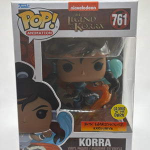 Funko POP! Animation The Legend of Korra #761 Korra Box Warehouse Glow Exclusive FRENLY BRICKS - Open 7 Days