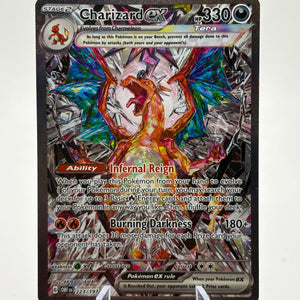 Pokemon TCG Obsidian Flames - Charizard EX 223/197 Special Illustration Rare LP FRENLY BRICKS - Open 7 Days