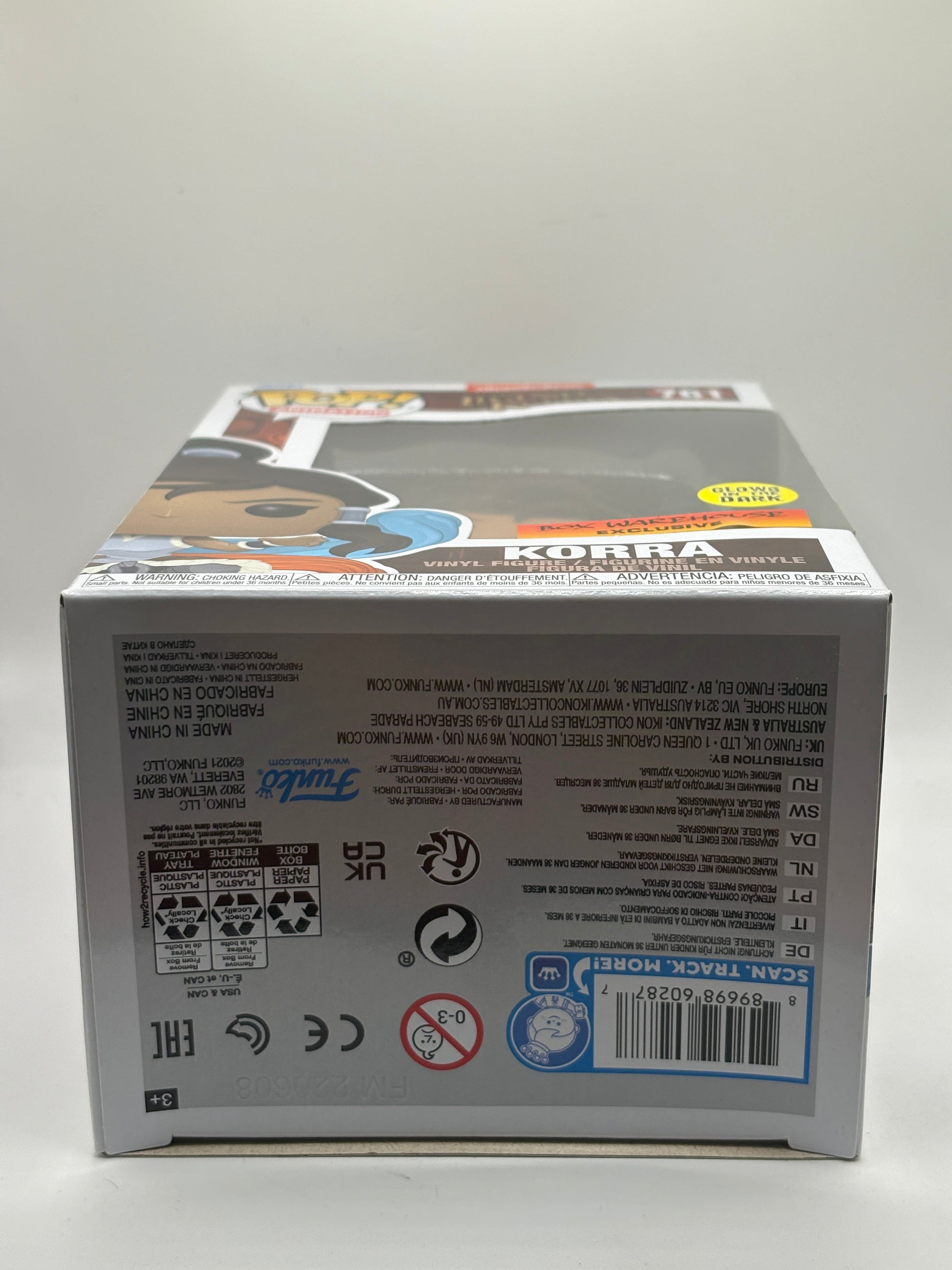 Funko POP! Animation The Legend of Korra #761 Korra Box Warehouse Glow Exclusive FRENLY BRICKS - Open 7 Days
