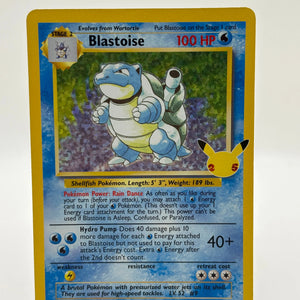 Blastoise 2/102 - Pokemon Celebrations 25th Anniversary - Holo Rare NM FRENLY BRICKS - Open 7 Days