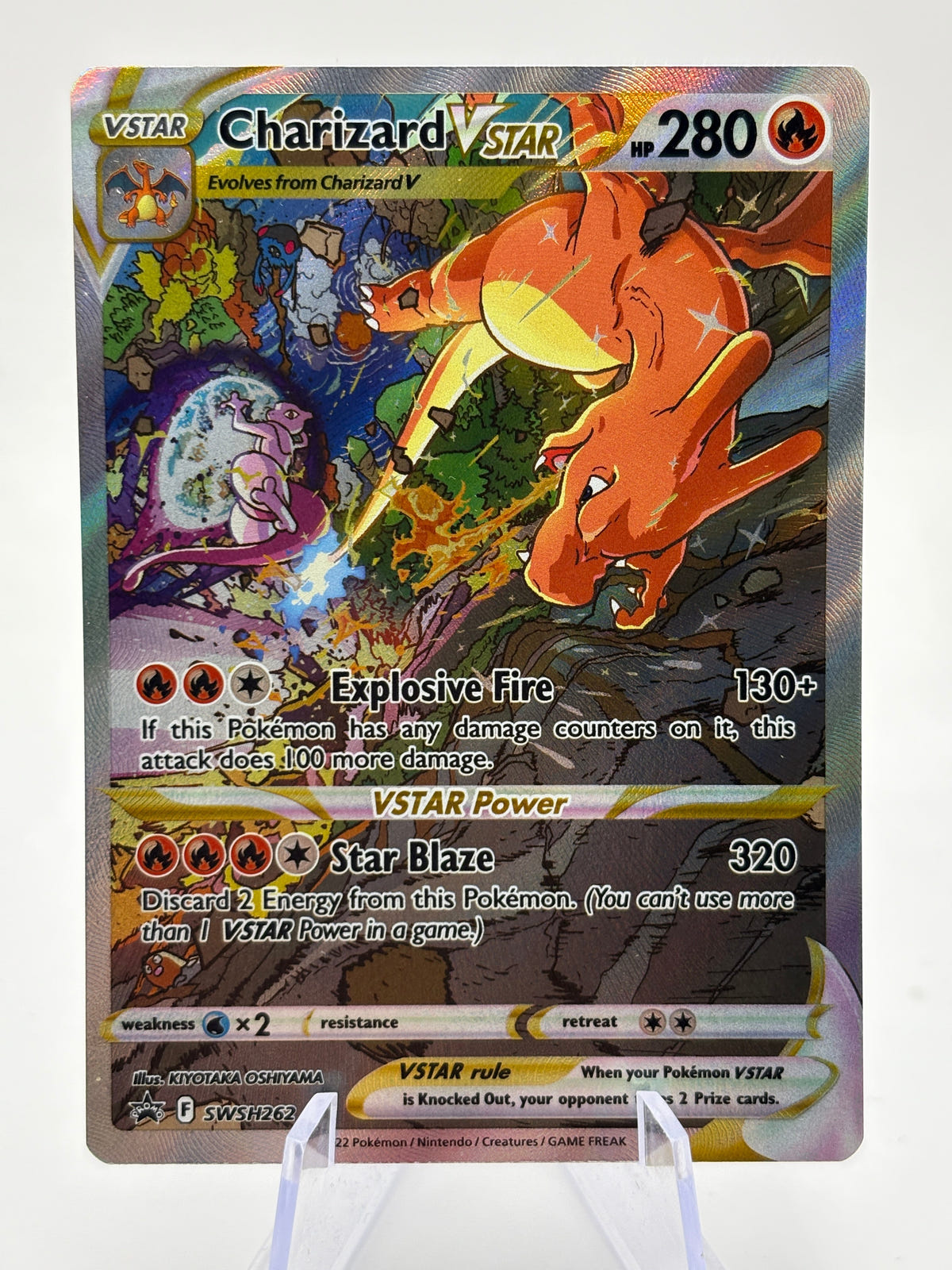 Pokemon TCG Black Star Promo - Charizard VSTAR SWSH262 Promo LP FRENLY BRICKS - Open 7 Days image 1