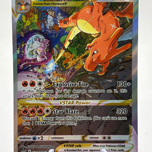 Pokemon TCG Black Star Promo - Charizard VSTAR SWSH262 Promo LP FRENLY BRICKS - Open 7 Days
