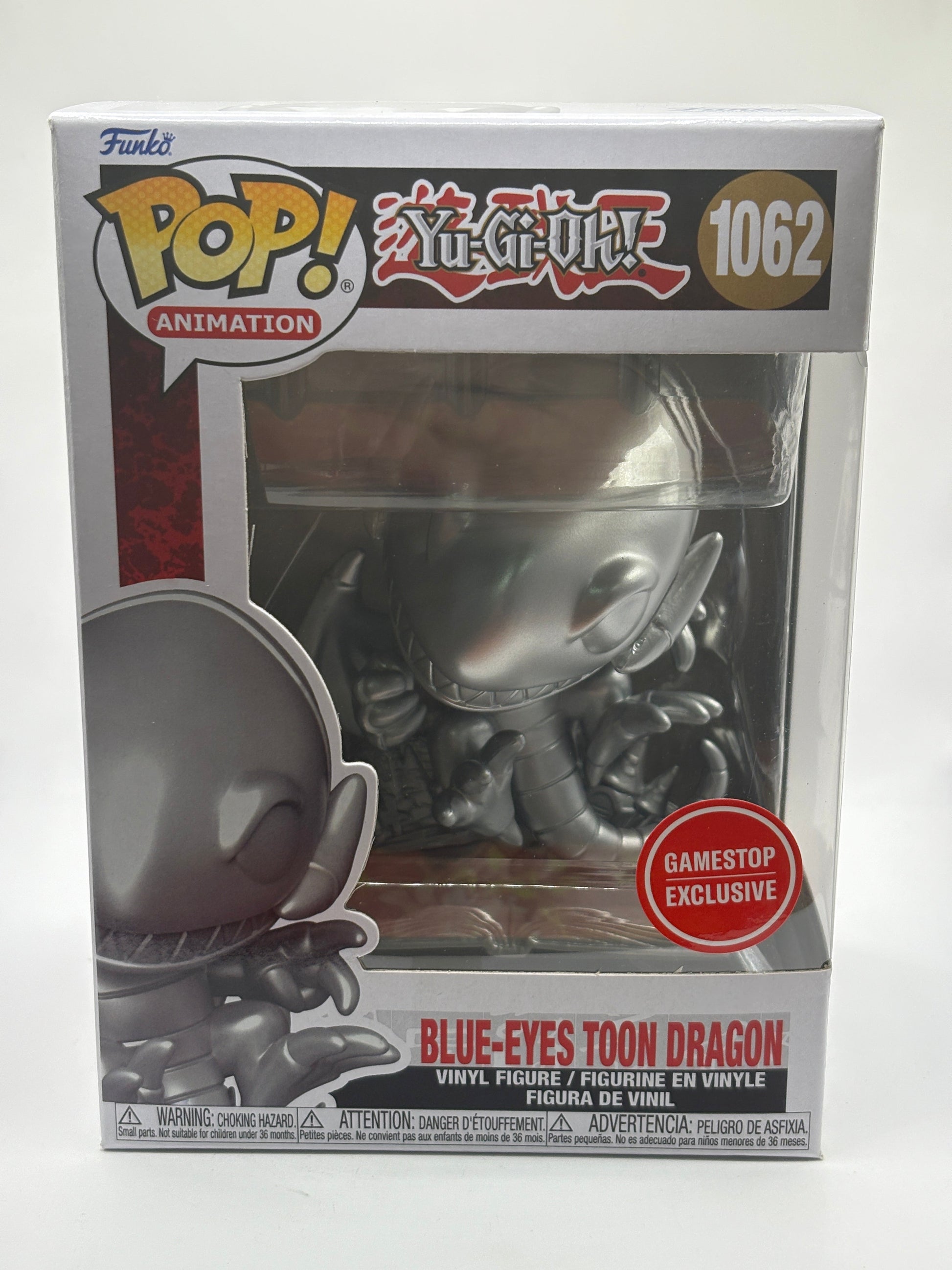 Funko POP! Animation Yu-Gi-Oh! #1062 Blue-Eyes Toon Dragon Gamestop Exclusive FRENLY BRICKS - Open 7 Days