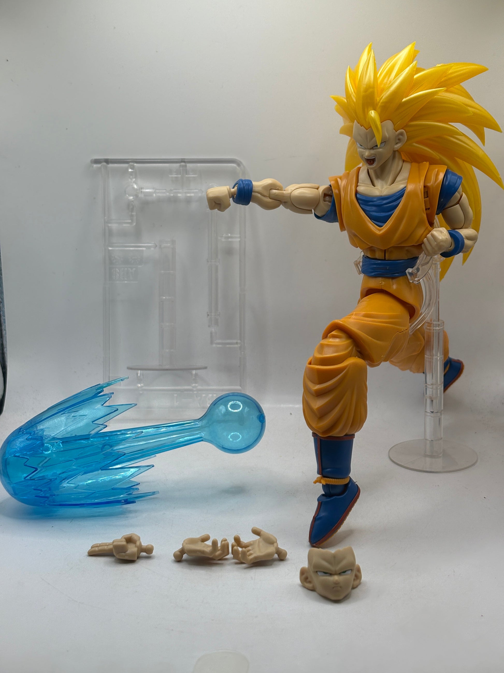 Bandai Figure-Rise Standard Dragon Ball Z Super Saiyan 3 Goku Model Kit Loose FRENLY BRICKS - Open 7 Days