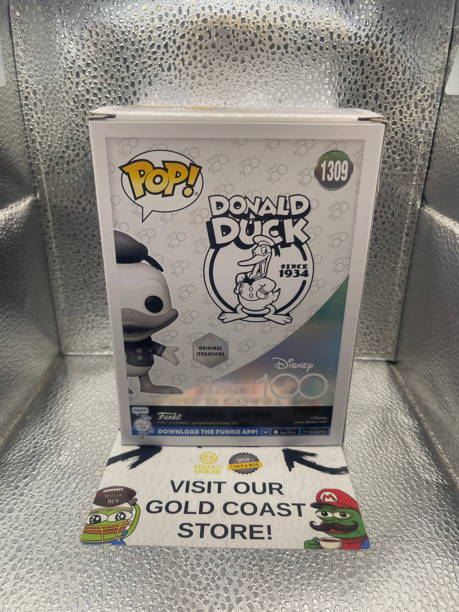 Funko POP! Disney 100th Anniversary #1309 Donald Duck (Black & White) FRENLY BRICKS - Open 7 Days