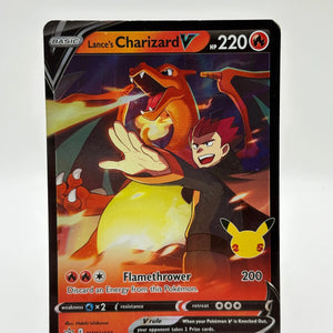 Lance's Charizard V SWSH133 Black Star Promo Pokemon TCG MP FRENLY BRICKS - Open 7 Days
