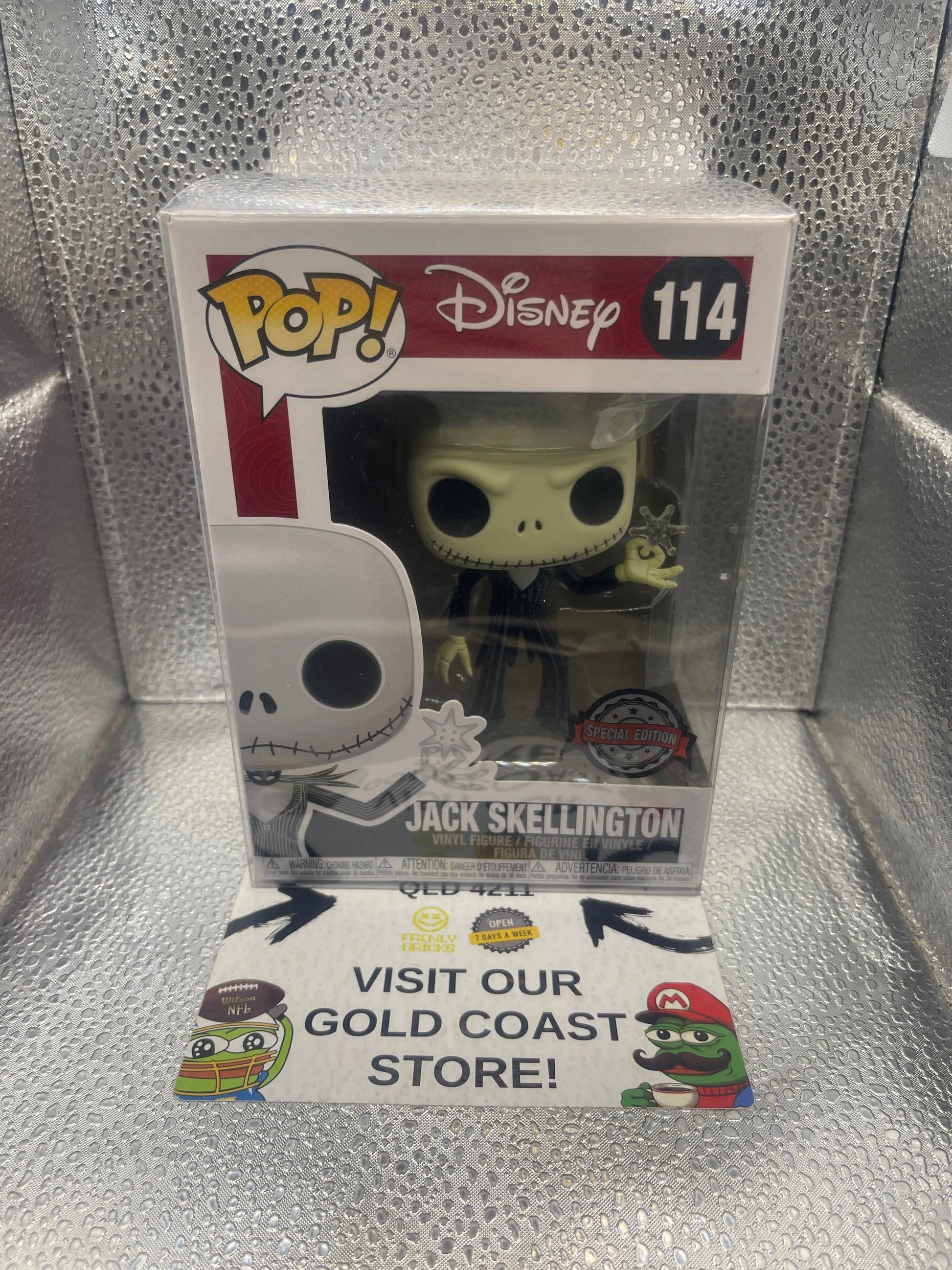 Funko POP! Disney Jack Skellington with Snowflake #114 Special Edition FRENLY BRICKS - Open 7 Days