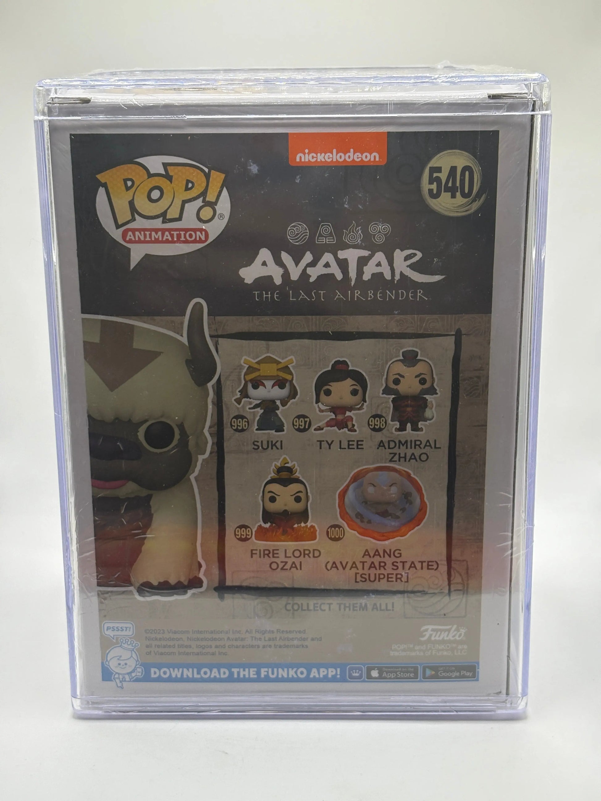 Funko POP! Animation Avatar #540 Appa Flocked Limited Edition 4000 Pcs FRENLY BRICKS - Open 7 Days