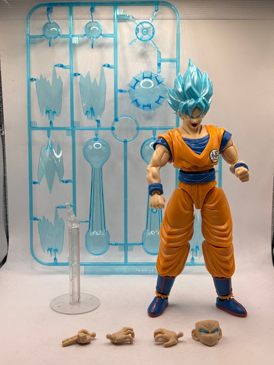 Bandai Figure-Rise Standard Dragon Ball Super SSGSS Goku Model Kit Loose FRENLY BRICKS - Open 7 Days
