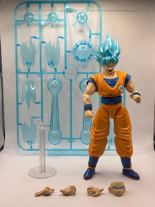Bandai Figure-Rise Standard Dragon Ball Super SSGSS Goku Model Kit Loose