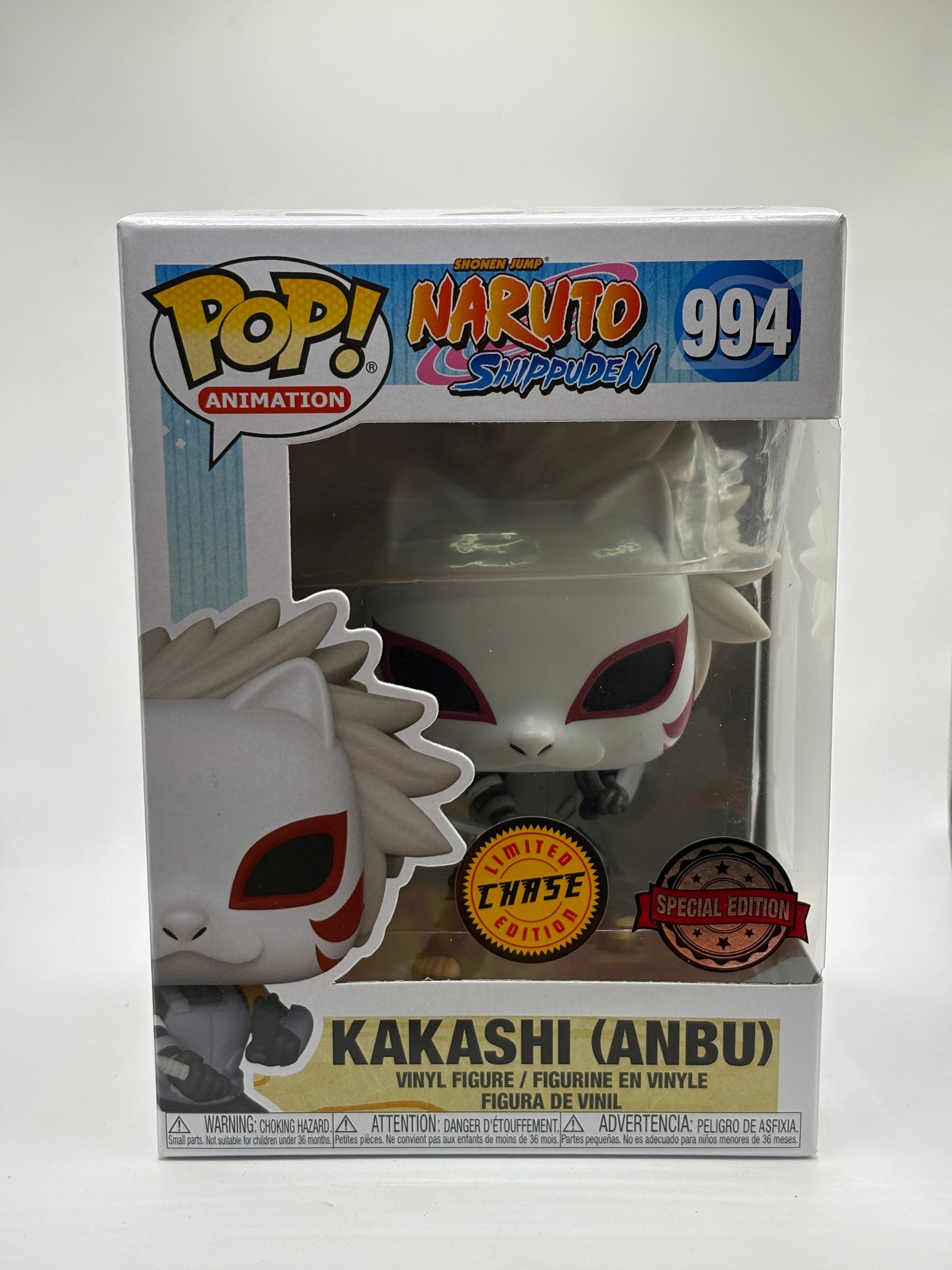 Funko POP! Animation Naruto Shippuden #994 Kakashi Anbu Limited Chase FRENLY BRICKS - Open 7 Days