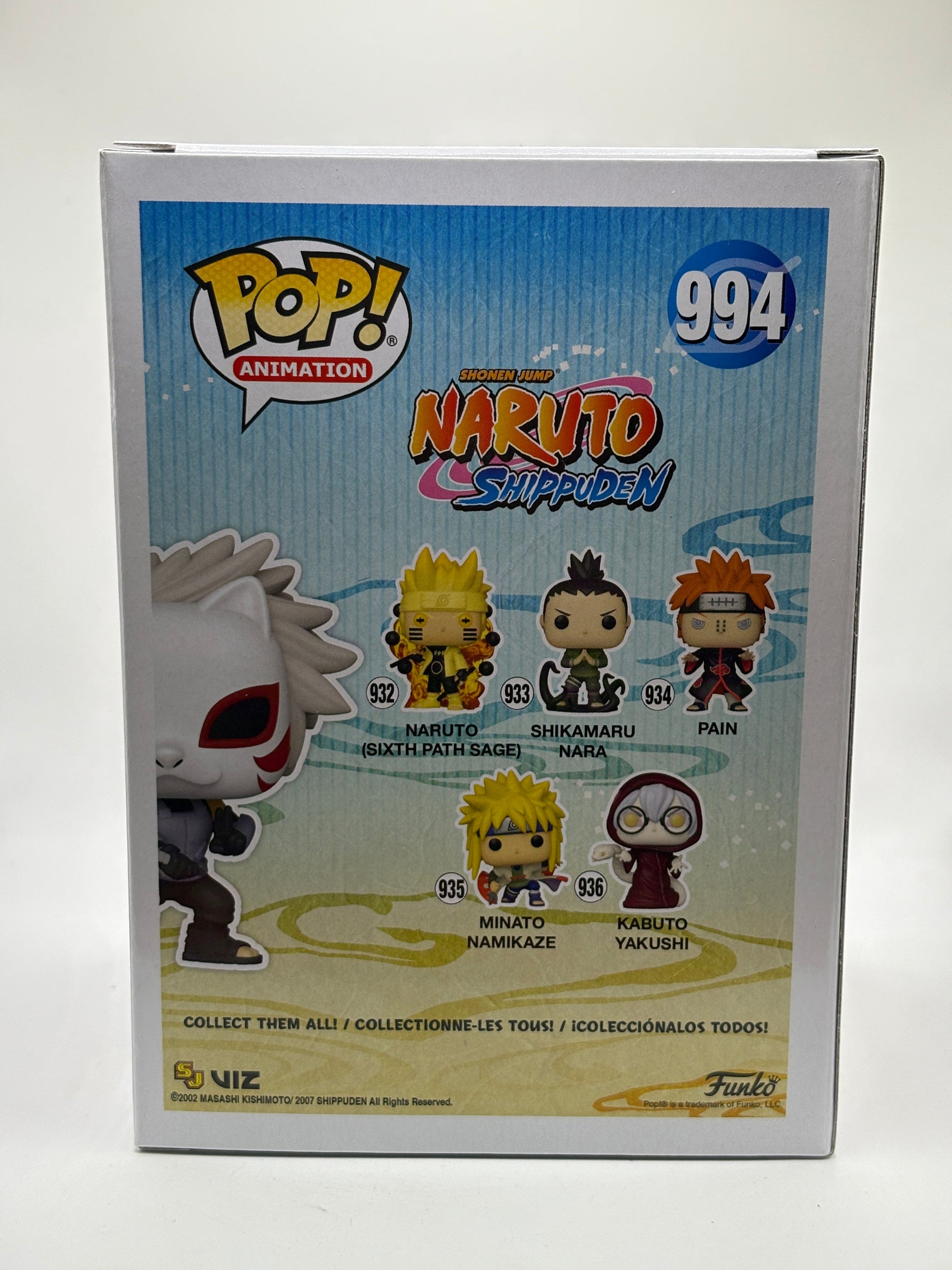 Funko POP! Animation Naruto Shippuden #994 Kakashi Anbu Limited Chase FRENLY BRICKS - Open 7 Days