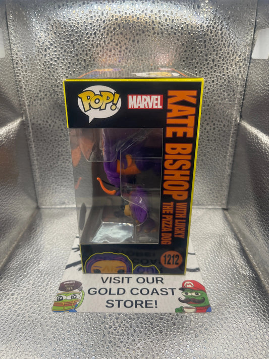 Funko Pop! Marvel #1212 - Kate Bishop With Lucky - Special Edition FRENLY BRICKS - Open 7 Days