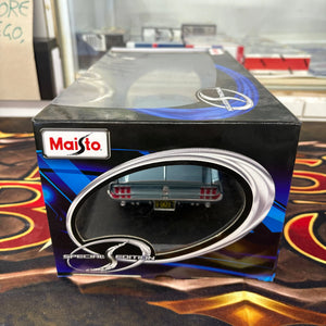 Maisto 1968 Ford Mustang GT Cobra Jet 1:18 Scale FRENLY BRICKS - Open 7 Days
