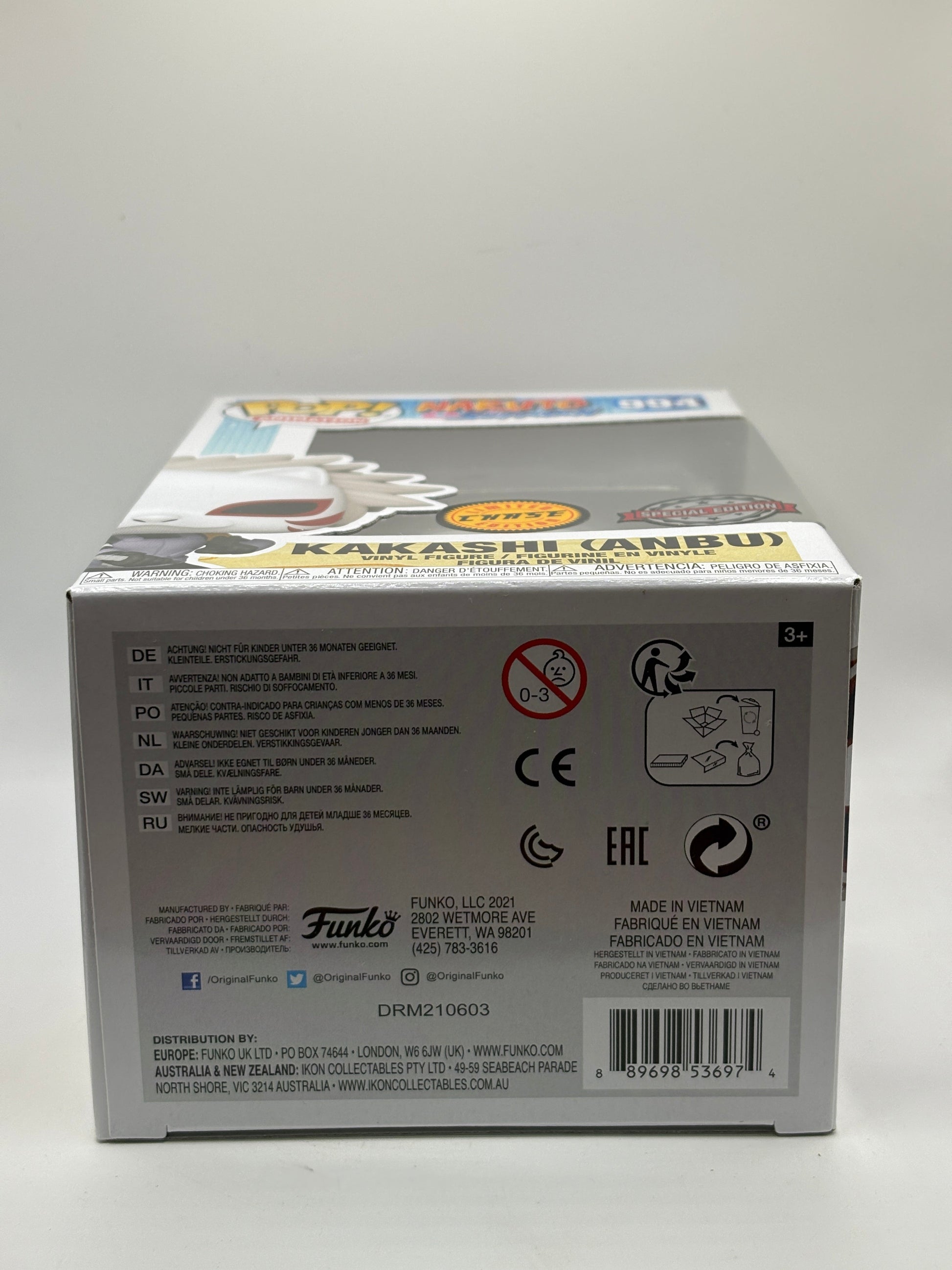 Funko POP! Animation Naruto Shippuden #994 Kakashi Anbu Limited Chase FRENLY BRICKS - Open 7 Days