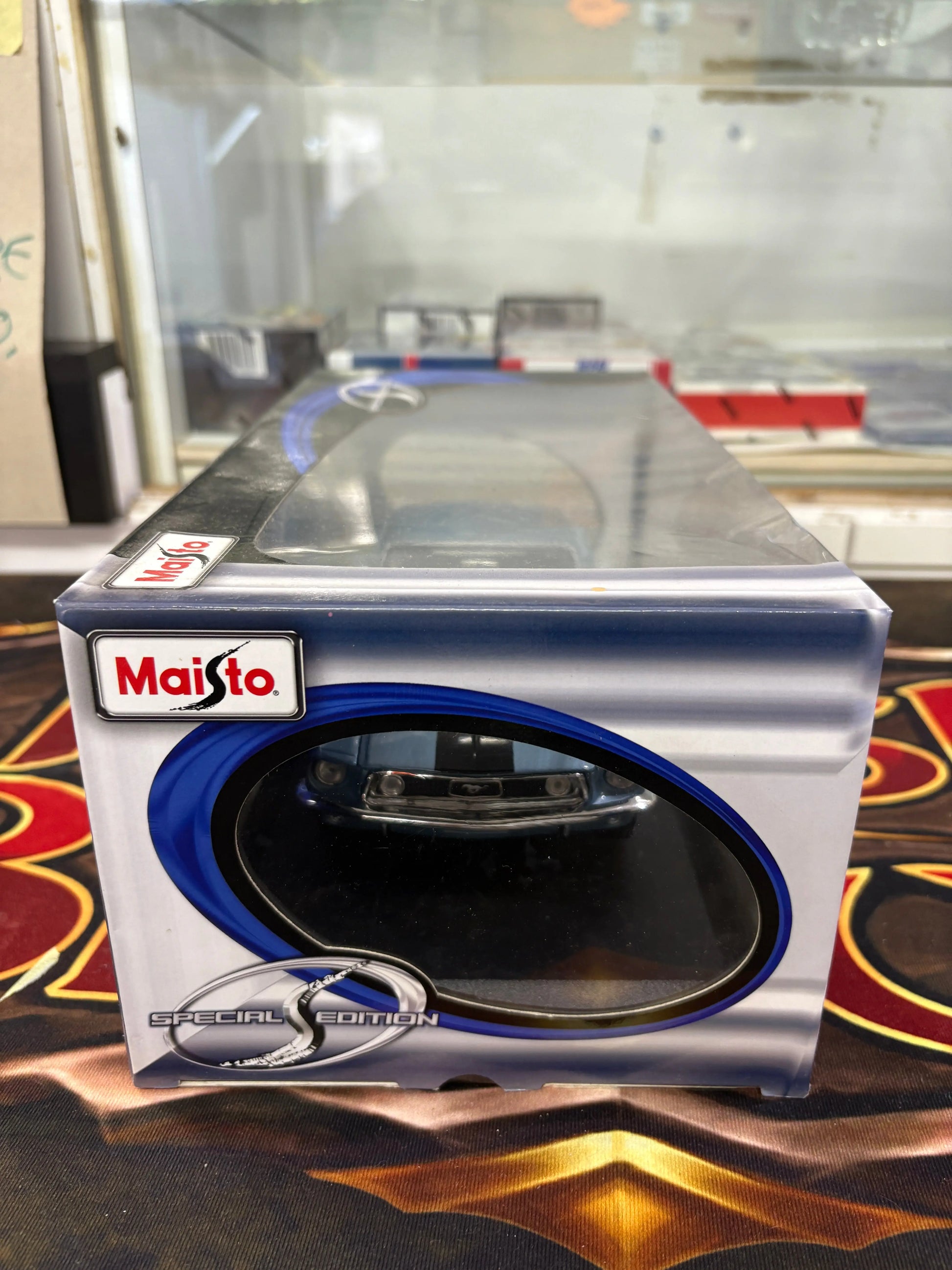 Maisto 1968 Ford Mustang GT Cobra Jet 1:18 Scale FRENLY BRICKS - Open 7 Days