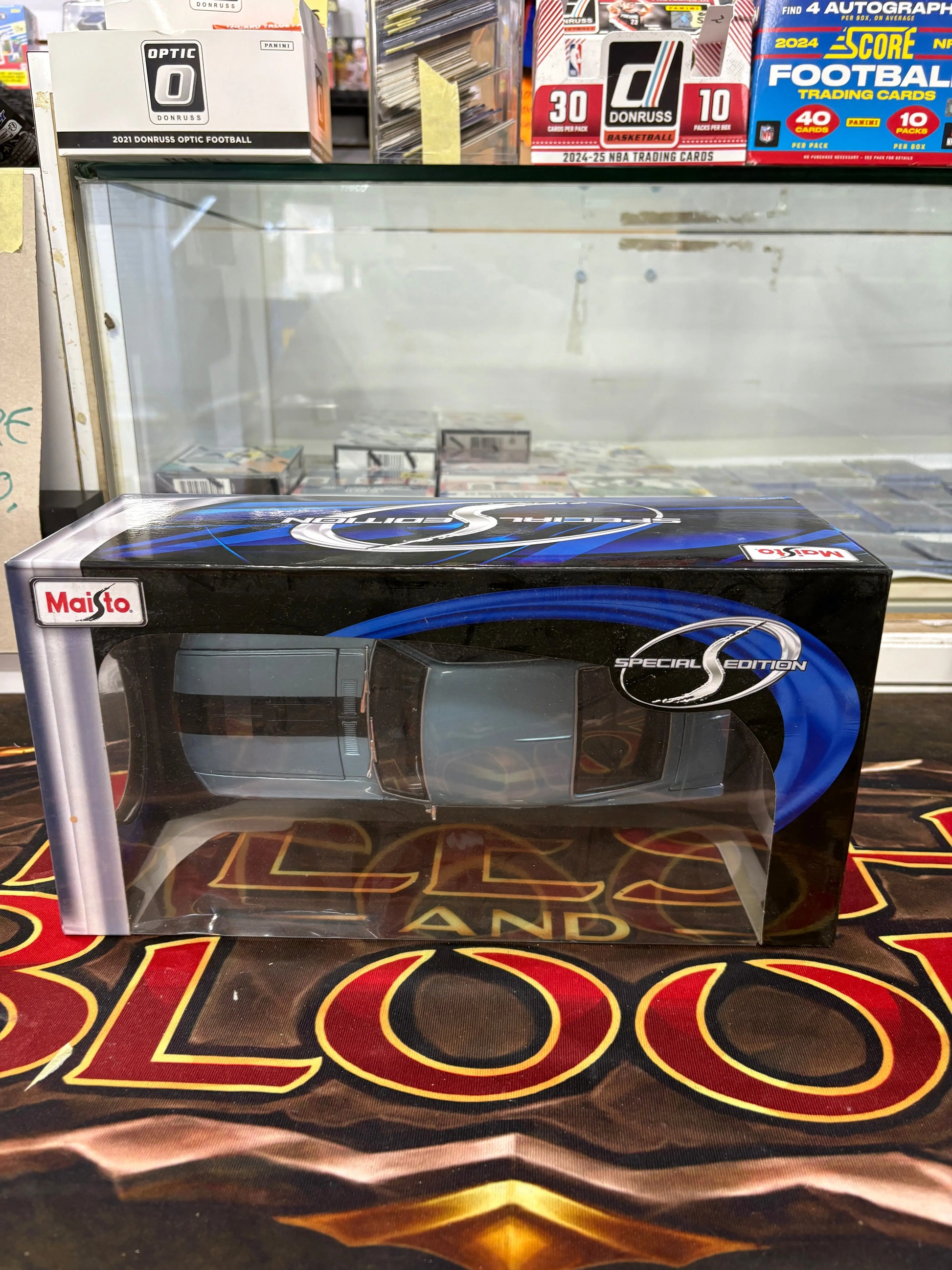 Maisto 1968 Ford Mustang GT Cobra Jet 1:18 Scale FRENLY BRICKS - Open 7 Days