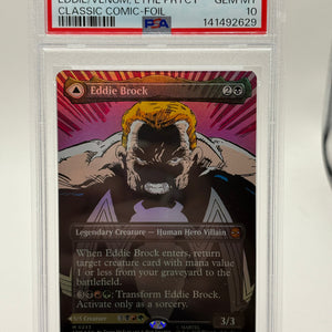 2025 MTG MARVEL'S SPIDER-MAN #0233 EDDIE BROCK/VENOM, LETHAL PROTECTOR PSA 10 FRENLY BRICKS - Open 7 Days