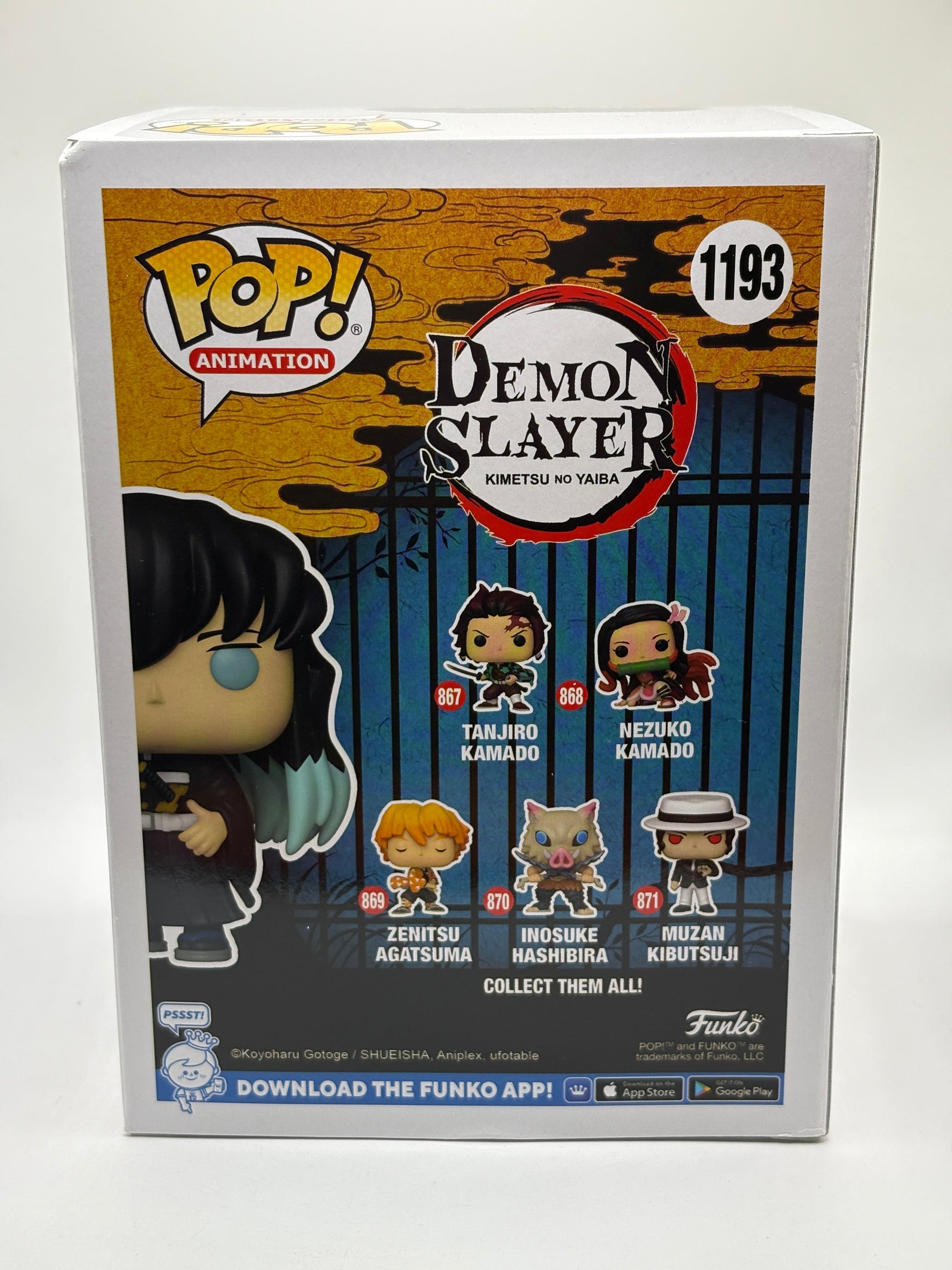 Funko POP! Animation Demon Slayer #1193 Muichiro Tokito Funkon 2022 Limited Edition FRENLY BRICKS - Open 7 Days