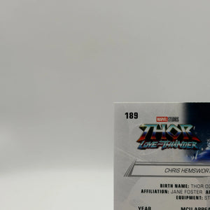 2024 Marvel Studios Series 2 UD Exclusives Gold /100 Chris Hemsworth Thor #189 FRENLY BRICKS - Open 7 Days