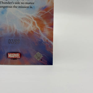 Korg 2023 UD Thor: Love and Thunder #E-17 Love Red Parallel /99 FRENLY BRICKS - Open 7 Days