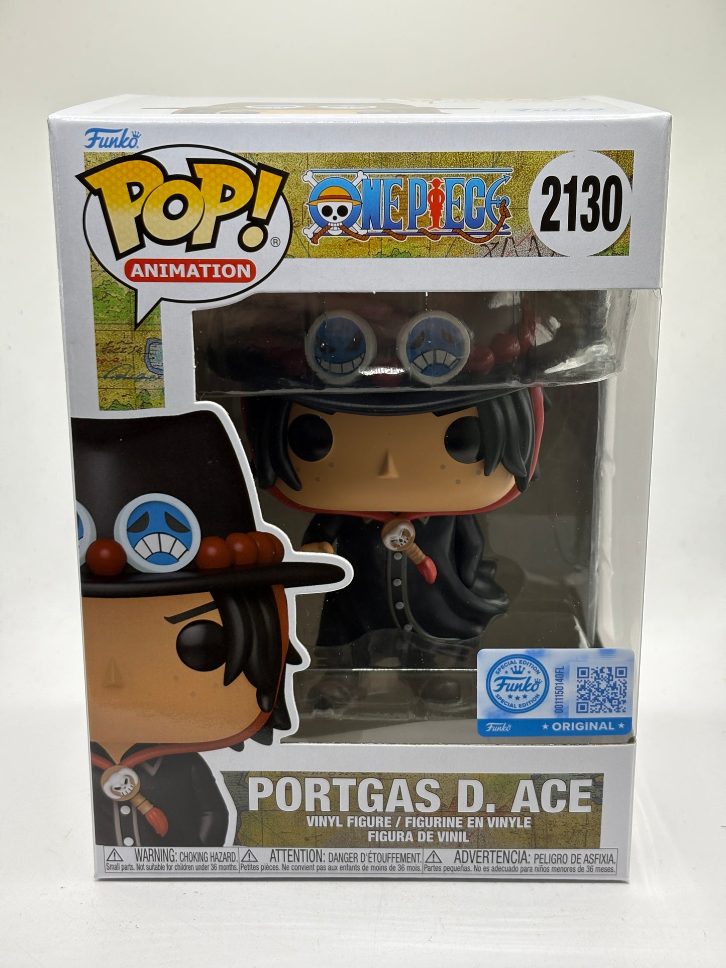 Funko POP! Animation One Piece #2130 Portgas D. Ace Vinyl Figure