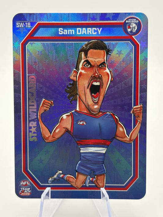 2026 TeamCoach Star Wildcard - Western Bulldogs - SAM DARCY - SW-18 FRENLY BRICKS - Open 7 Days
