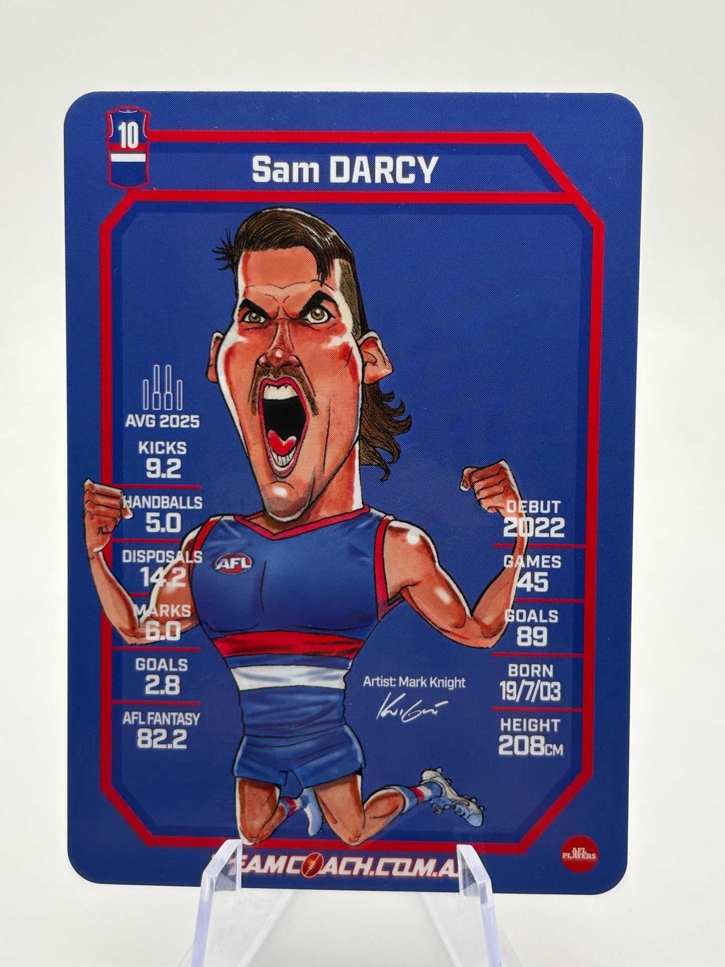2026 TeamCoach Star Wildcard - Western Bulldogs - SAM DARCY - SW-18 FRENLY BRICKS - Open 7 Days