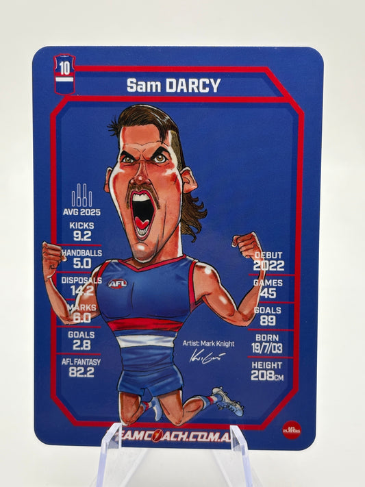 2026 TeamCoach Star Wildcard - Western Bulldogs - SAM DARCY - SW-18 FRENLY BRICKS - Open 7 Days