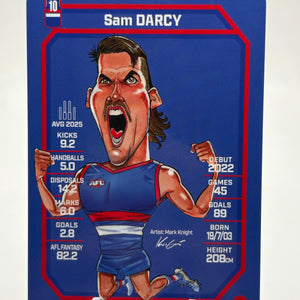 2026 TeamCoach Star Wildcard - Western Bulldogs - SAM DARCY - SW-18 FRENLY BRICKS - Open 7 Days