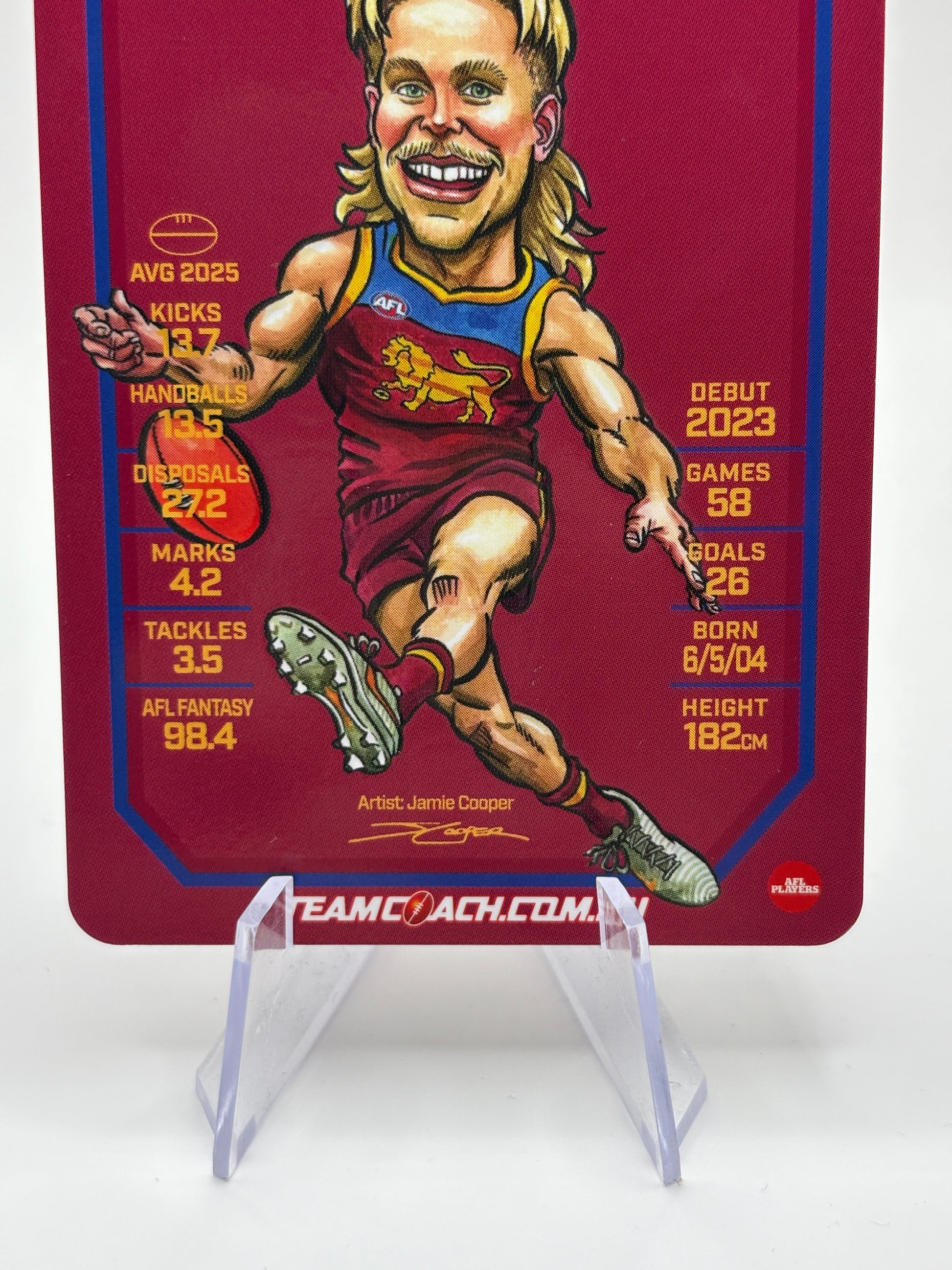 2026 AFL Teamcoach Magic Wildcard Will Ashcroft Brisbane Lions MW-02 FRENLY BRICKS - Open 7 Days
