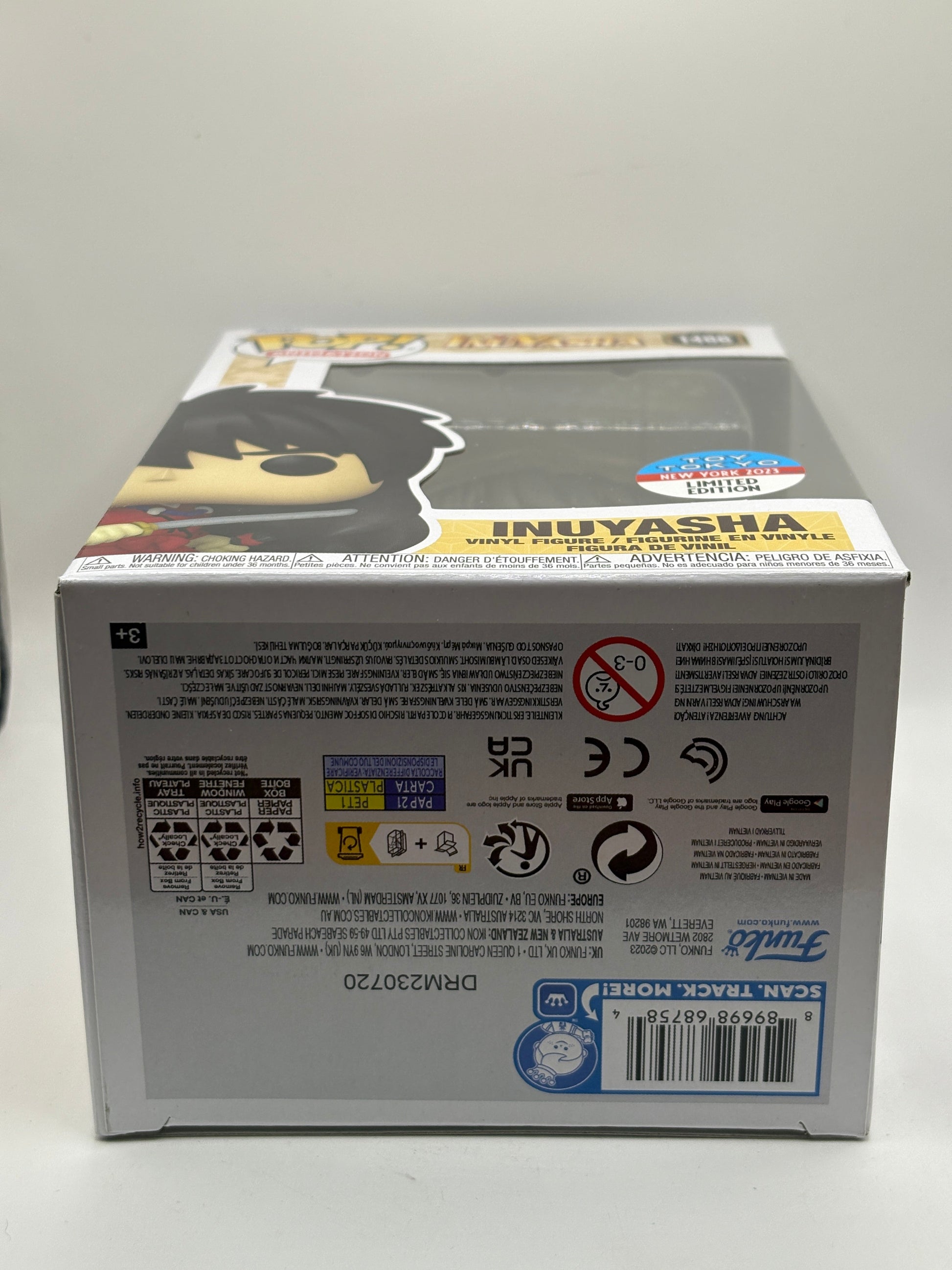 Funko POP! Animation InuYasha #1466 Inuyasha Toy Tokyo New York 2023 LE FRENLY BRICKS - Open 7 Days