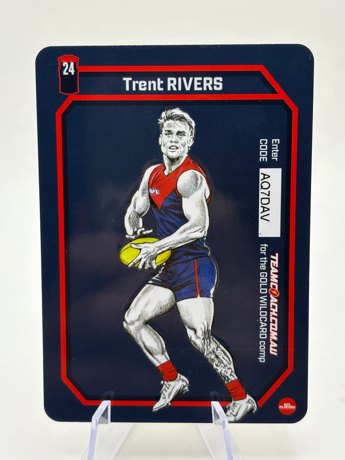 2026 AFL Teamcoach Trent Rivers Gold Sculpture Wildcard SCW-11 FRENLY BRICKS - Open 7 Days image 2