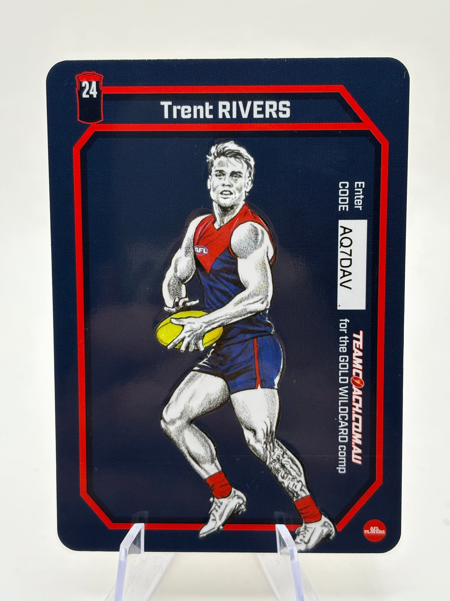 2026 AFL Teamcoach Trent Rivers Gold Sculpture Wildcard SCW-11 FRENLY BRICKS - Open 7 Days