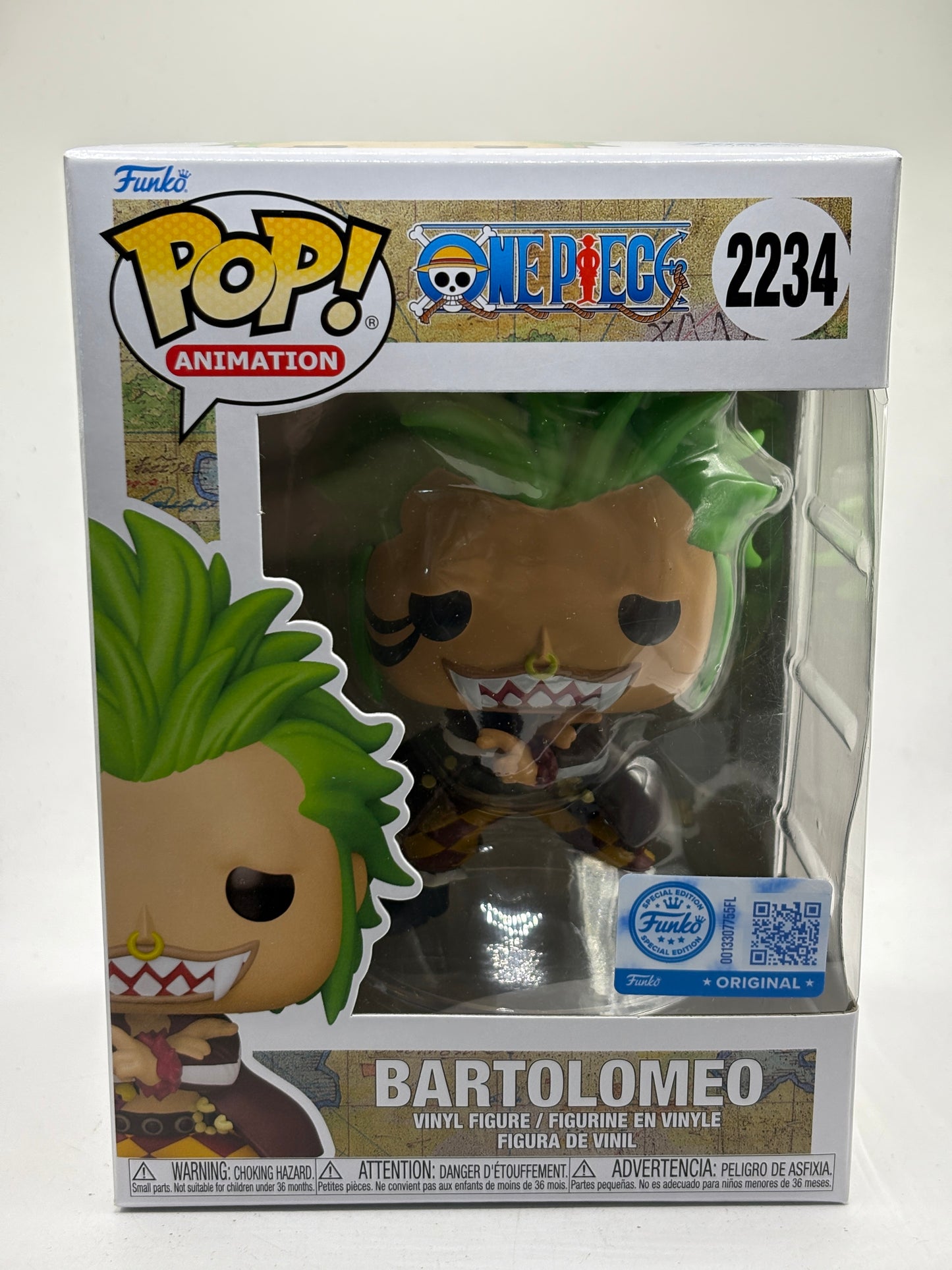 Funko POP! Animation One Piece #2234 Bartolomeo Vinyl Figure