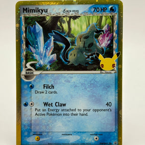 Pokemon TCG Card Celebrations Mimikyu Delta Species SWSH136 Black Star Promo NM FRENLY BRICKS - Open 7 Days