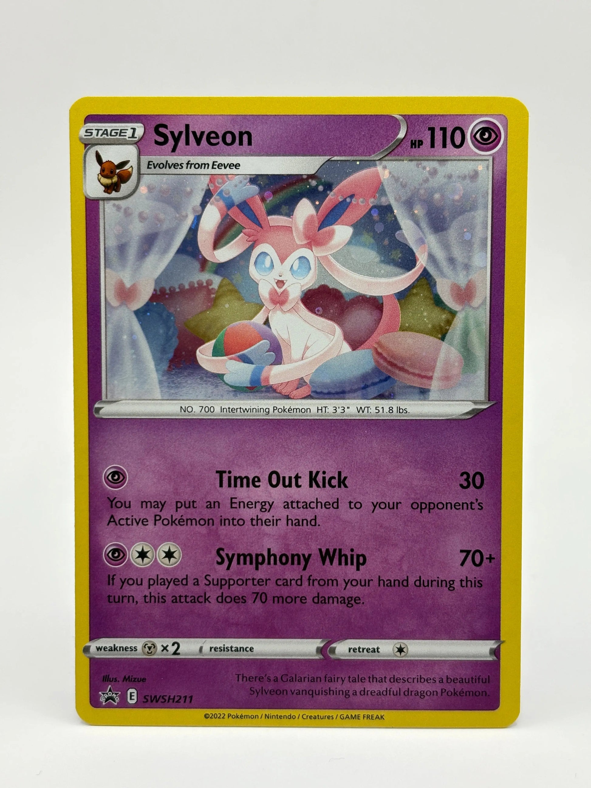 Pokemon TCG Trading Card 2022 Black Star Promo Sylveon SWSH211 FRENLY BRICKS - Open 7 Days
