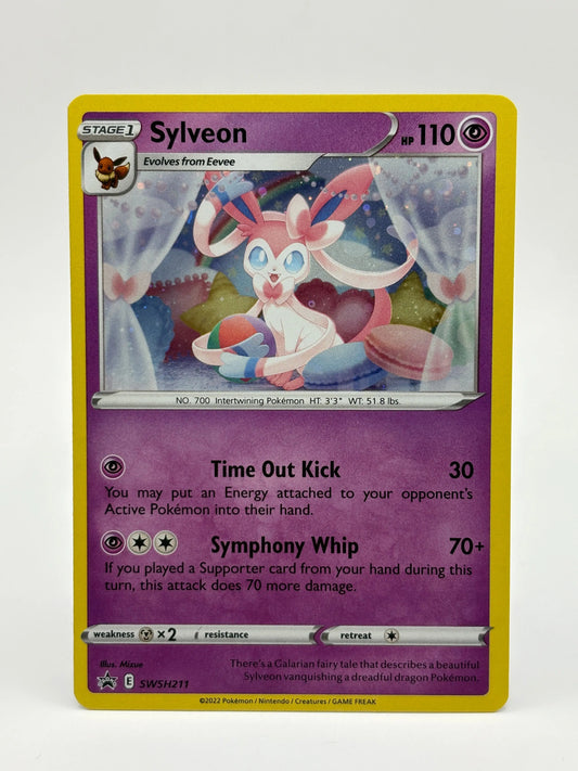 Pokemon TCG Trading Card 2022 Black Star Promo Sylveon SWSH211 FRENLY BRICKS - Open 7 Days