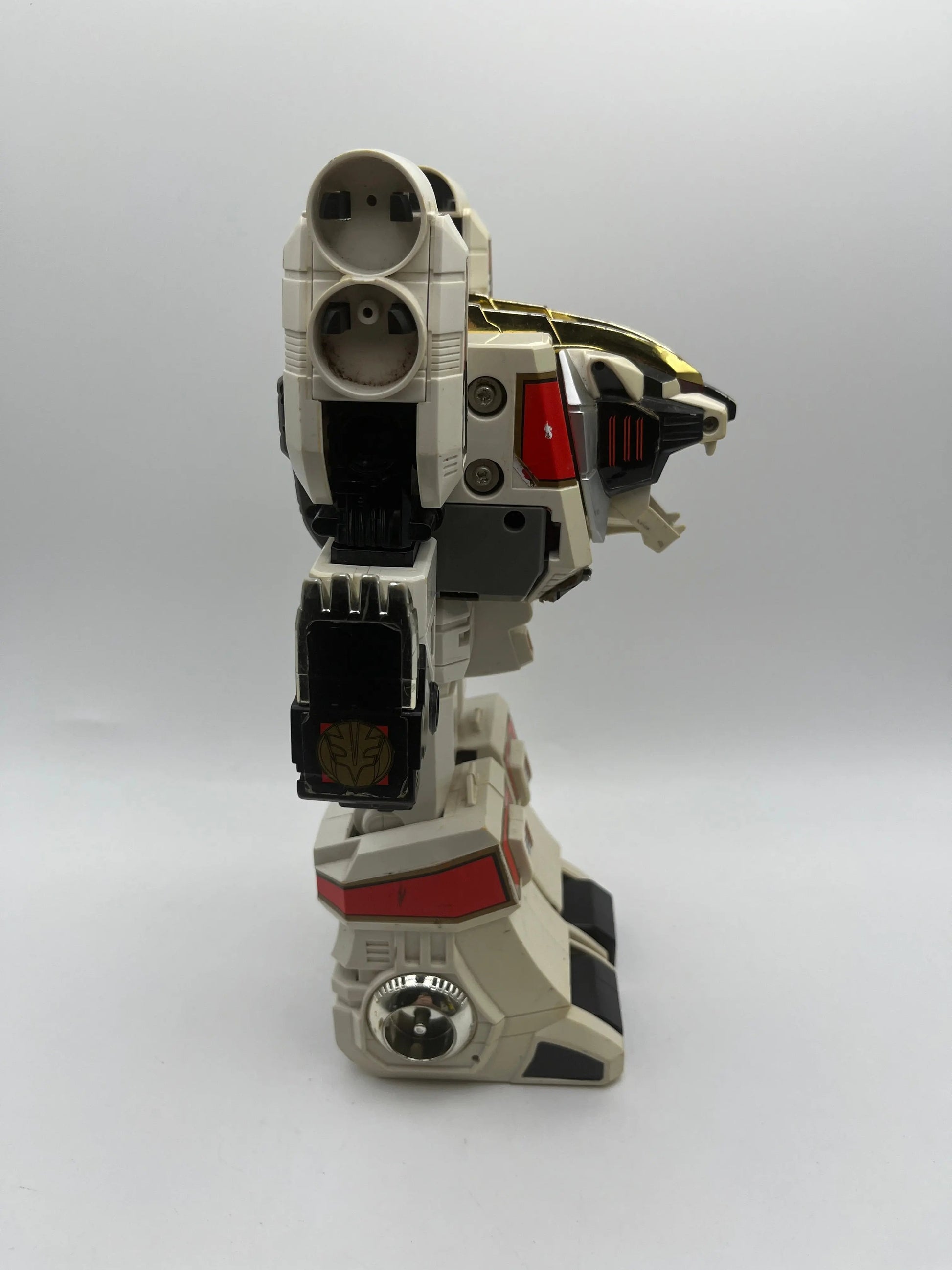 1994 Mighty Morphin' Power Rangers White Tigerzord 11" Action Figure Incomplete FRENLY BRICKS - Open 7 Days