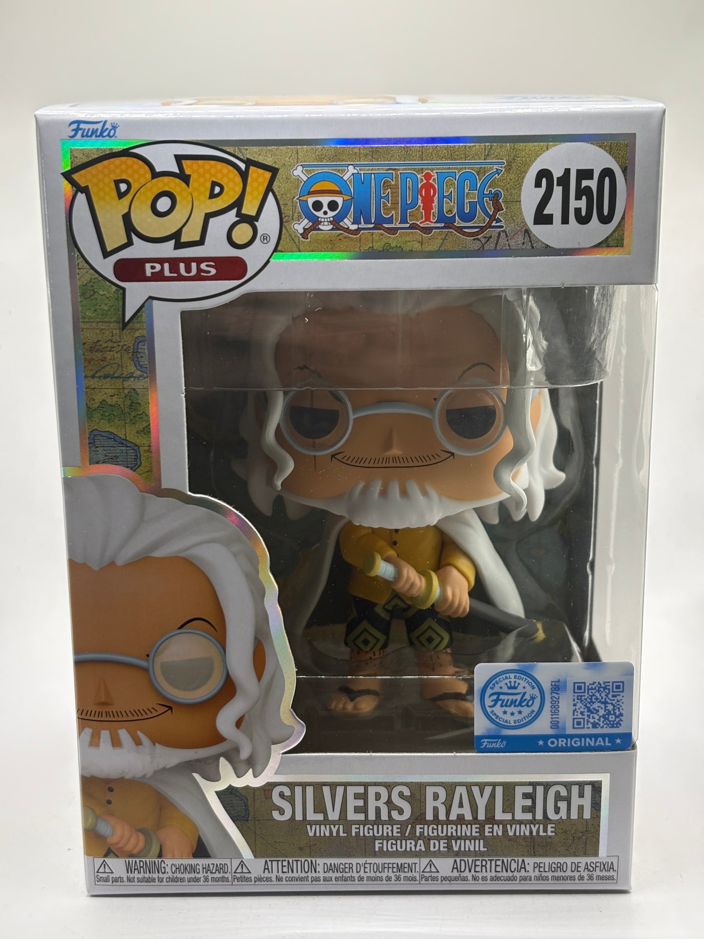 Funko POP! Plus One Piece #2150 Silvers Rayleigh Vinyl Figure