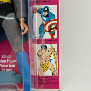 MEGO WORLD'S GREATEST SUPERHEROES (1973) - BATMAN (REMOVEABLE COWL) FIGURE ON KRESGE CARD UNPUNCHED FRENLY BRICKS - Open 7 Days