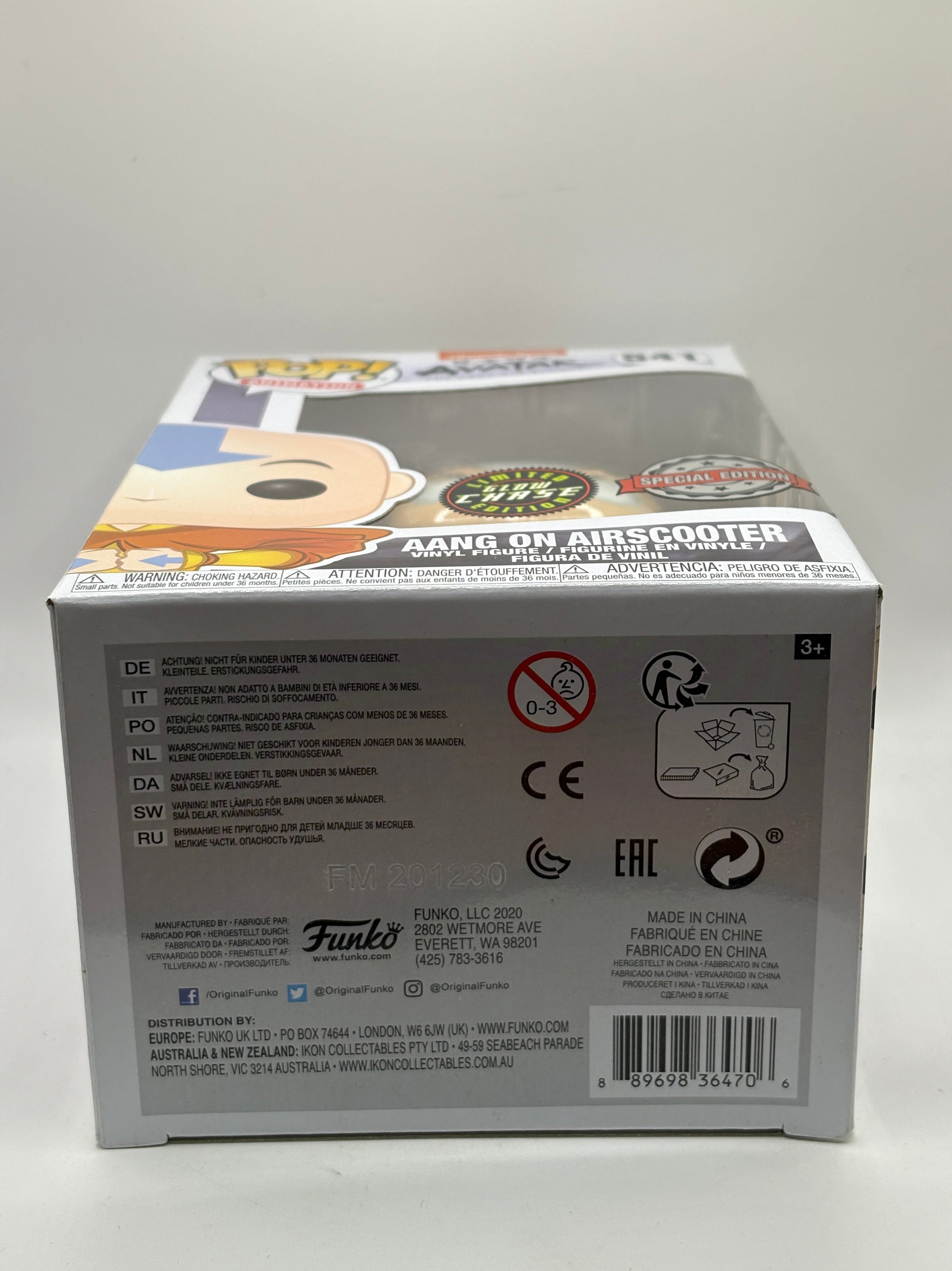 Funko POP! Animation Avatar #541 Aang on Airscooter Limited Glow Chase SE FRENLY BRICKS - Open 7 Days