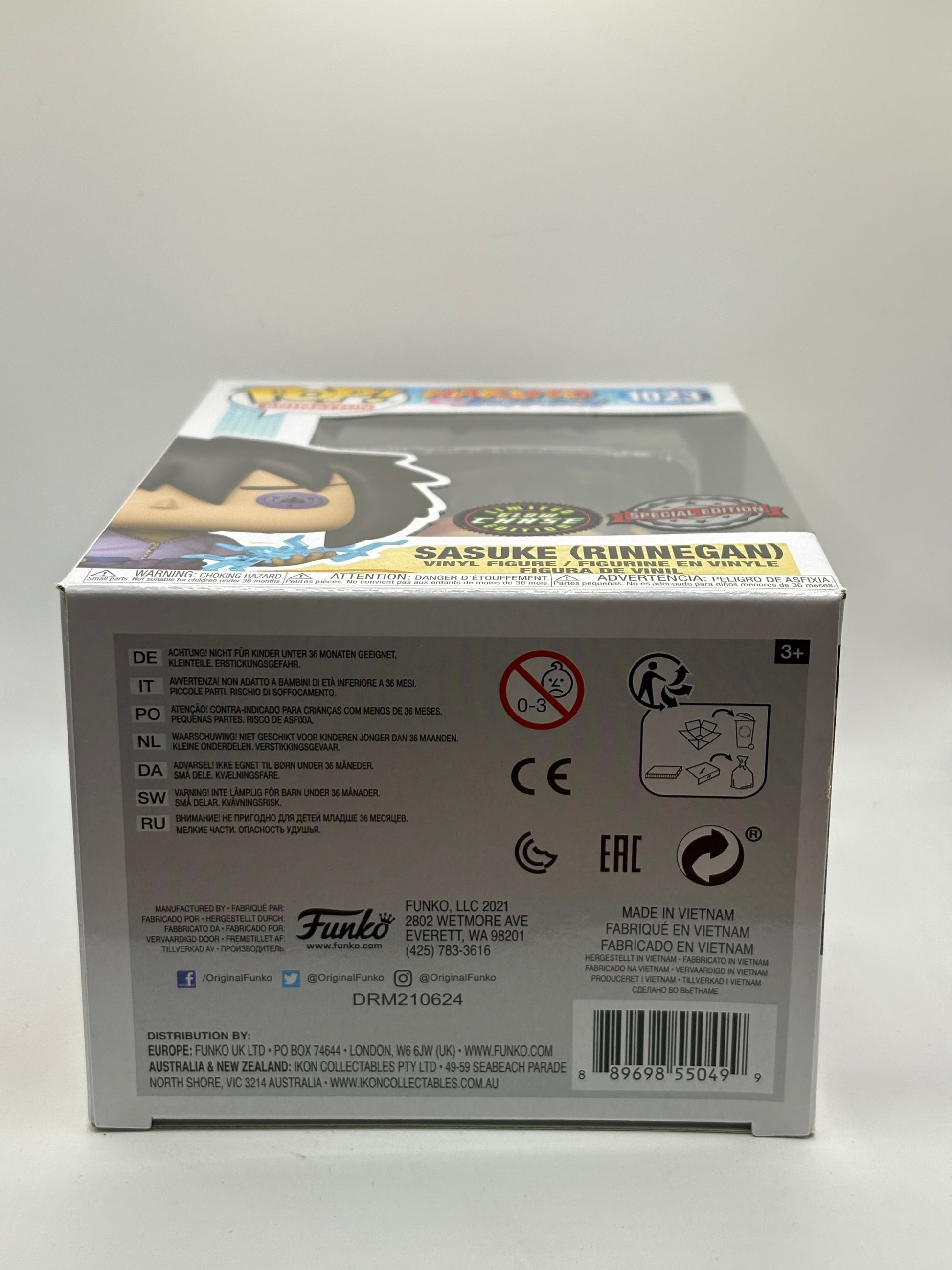 Funko POP! Animation Naruto Shippuden #1023 Sasuke Rinnegan Limited Glow Chase FRENLY BRICKS - Open 7 Days