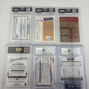 MLB Sports Card Los Angeles Dodgers Lot - Graded, Rookies, Dustin May FRENLY BRICKS - Open 7 Days