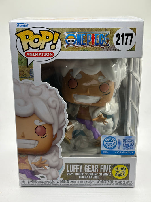 Funko POP! Animation One Piece #2177 Luffy Gear Five Glow Vinyl Figure