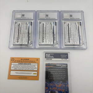 MLB Sports Card Mixed Lot 2 - Bo Jackson, Graded FRENLY BRICKS - Open 7 Days