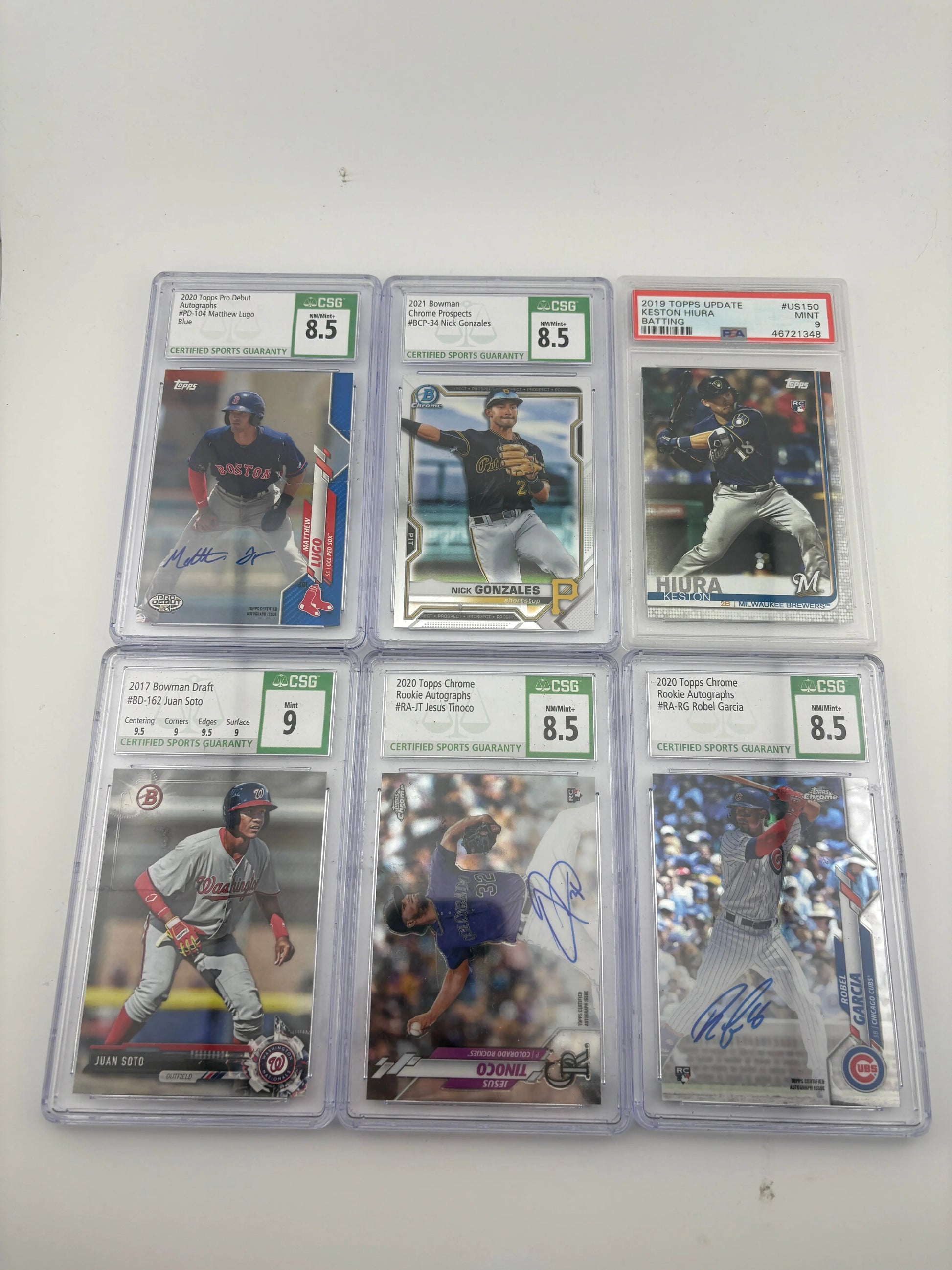 MLB Sports Mixed Card Graded Lot - Graded, Auto, Juan Soto, Rookies FRENLY BRICKS - Open 7 Days