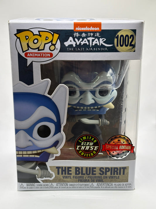 Funko POP! Animation Avatar #1002 The Blue Spirit Limited Glow Chase FRENLY BRICKS - Open 7 Days