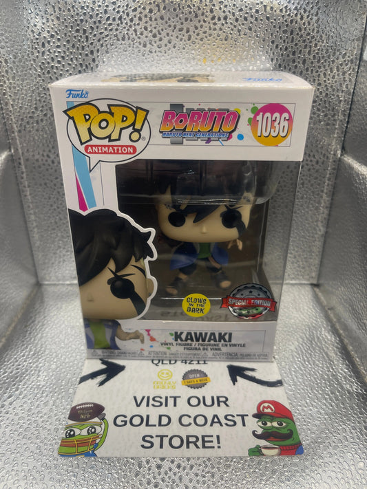 Funko POP! Animation Boruto Kawaki #1036 [Glows in the Dark] FRENLY BRICKS - Open 7 Days