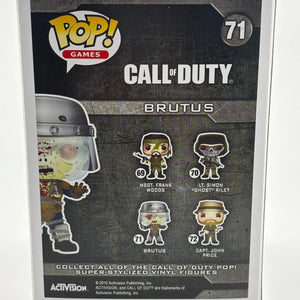 Funko Pop! Games CALL OF DUTY #71 Brutus See photos FRENLY BRICKS - Open 7 Days